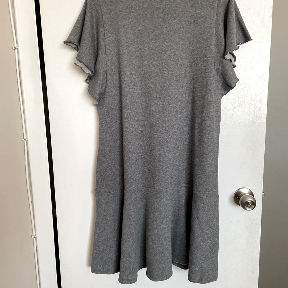 Lord and Taylor Soft Flutter Midi Dress - Size L - Picture 6 of 12